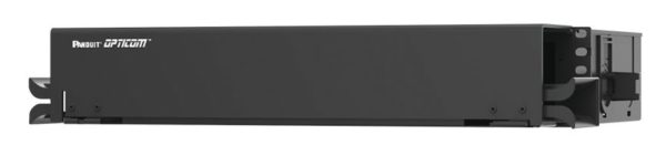 Panel de Distribución Panduit FMD2 - De Fibra Óptica - 2U - Bandeja Deslizable - Hasta 96 Fibras - Negro - FMD2