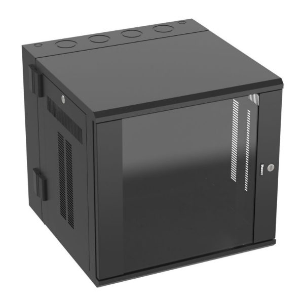 Gabinete Panduit - 19" - 12U - Puerta con Ventana de Seguridad - Negro - PZWMC12W