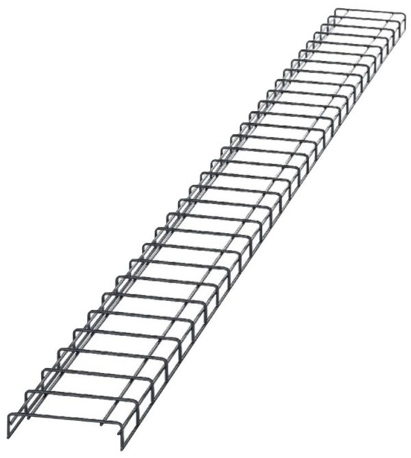 Charola Panduit WG8BL10 - Tipo Malla - 203.2 x 53.1 x 3000 mm - Pintura Electrostática Negro - WG8BL10