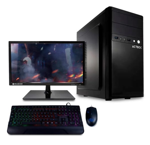 Computadora SuperGamer SG-CE005 Torre - Intel Celeron G5905 - 8 GB - 1 TB - Windows 10 de Prueba - Incluye Monitor, Teclado y Mouse - 702735759986