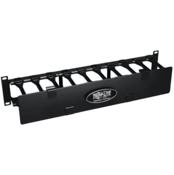 Organizador de cables Tripp-Lite Horizontal de 2U de alta capacidad - SRCABLEDUCT2UHD