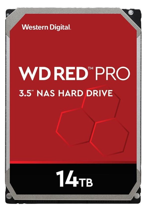 Disco Duro Interno Western Digital Red Pro - 3.5p - 14TB - SATA 3 - 7200 RPM - WD141KFGX