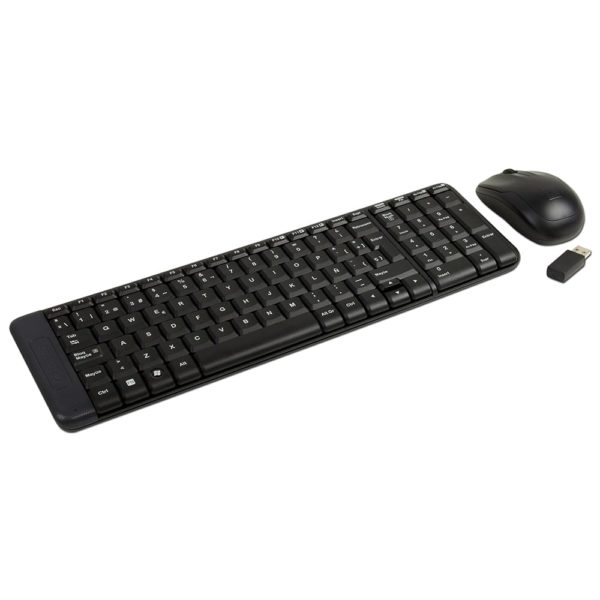 Kit Teclado y Mouse Logitech MK220 - Inalámbrico - USB - Español - Negro - 920-004430 - Imagen 2