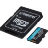 Memoria Microsdxc Kingston Technology Canvas Goo! Plus 256Gb Clase 10 Uhs I Con Adaptador - SDCG3/256GB