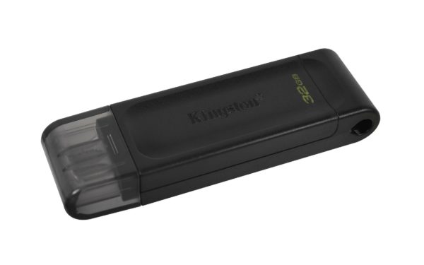 Memoria Usb Kingston Datatraveler 70 32Gb Usb C 3.2 Negro - DT70/32GB - Imagen 3
