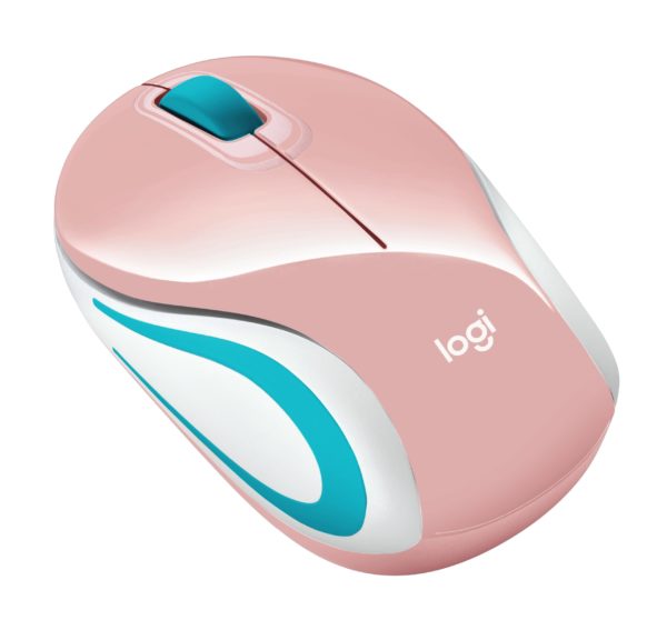 Mouse Logitech M187 Mini Blossom Inalámbrico Usb Rosa - 910-005364 - Imagen 3