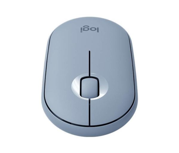 Mouse Logitech Pebble M350 Inalámbrico Usb Azul Grafito - 910-005773 - Imagen 3