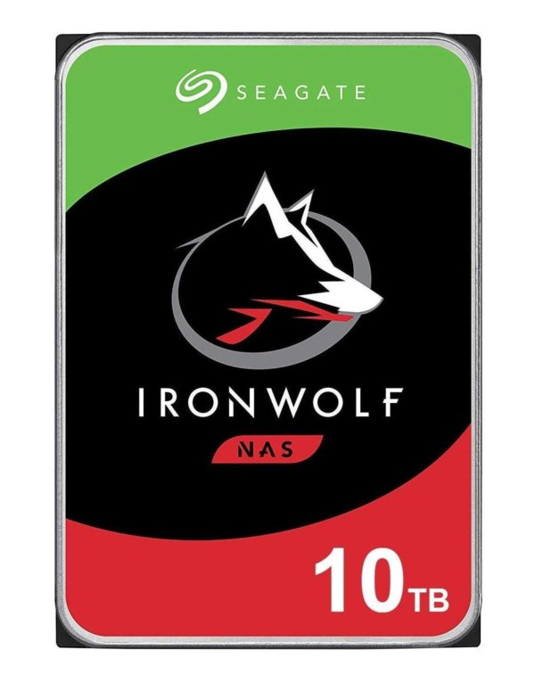 Disco Duro Seagate IronWolf - 3.5" - 10TB - SATA 3 - Para NAS - ST10000VN0008