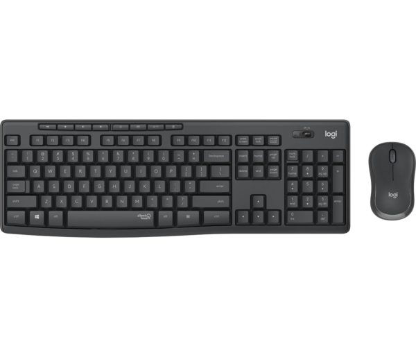 Kit De Teclado Y Mouse Logitech Mk295 Silent Inalámbrico Receptor Usb Español Negro - 920-009792