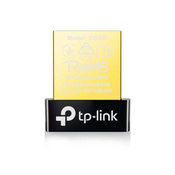 Adaptador TP-LINK UB400 - USB 2.0 - Bluetooth - Plug & Play - Nano - Negro - UB400