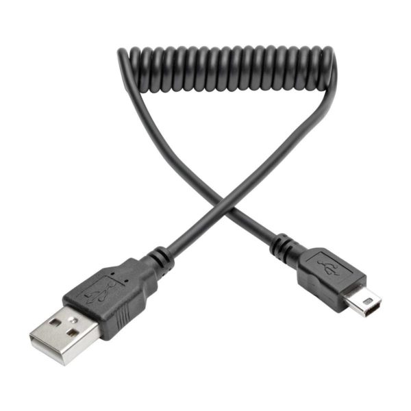 Cable Usb 2.0 Tripp Lite Usb A /Mini Usb B Alta Velocidad Espiral 1.83M - U030-006-COIL - Imagen 3